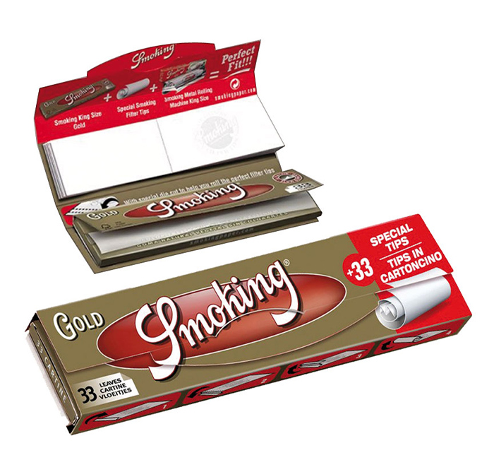 1333 - CARTINA SMOKING ORO + FILTRO