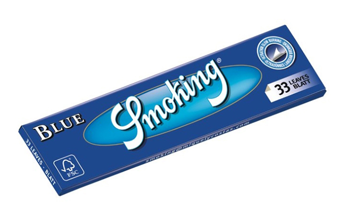 528 - CARTINA SMOKING BLU LUNGA