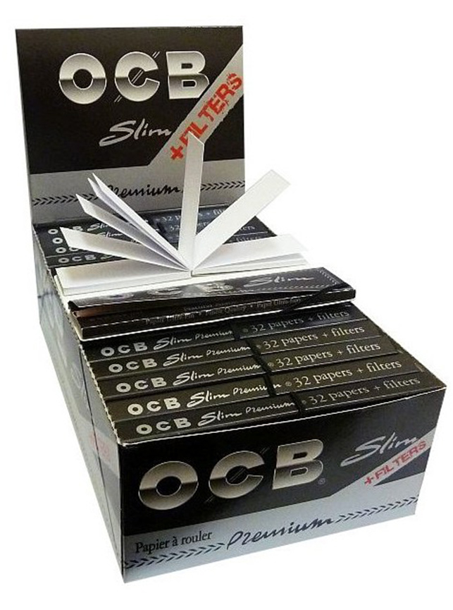 730 - CARTINA OCB NERA + FILTRO PZ32